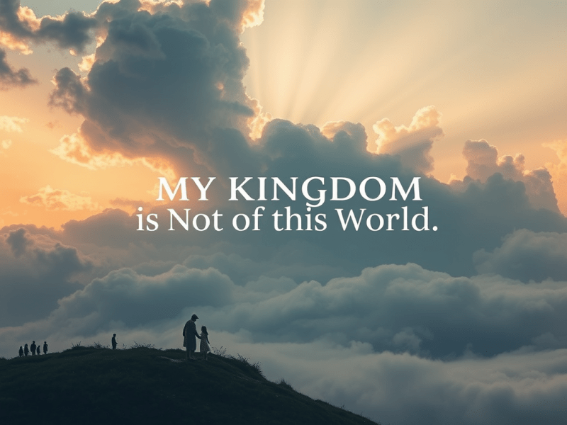 What Does Jesus Mean by ‘My Kingdom is Not of This&nbsp;World’?