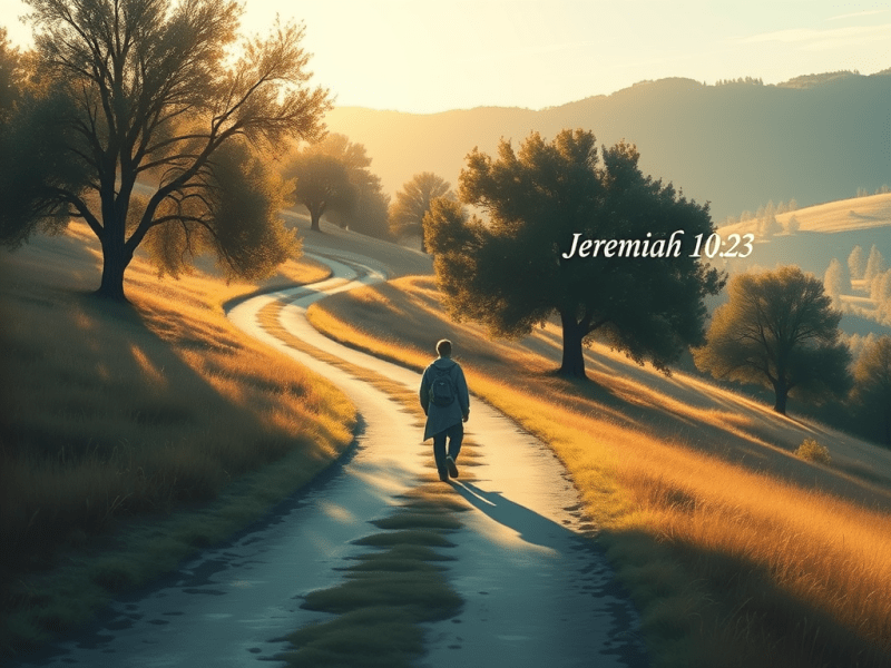 Reflection on Jeremiah 10:23—Letting God Take the&nbsp;Lead