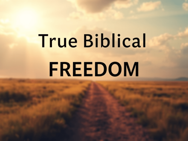True Biblical Freedom: What It Means to Be Free in&nbsp;Christ